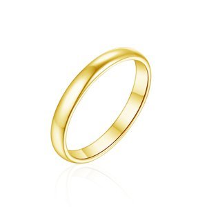 OLIVIE Snubní stříbrný prsten SPŘÍZNĚNÍ GOLD 8586 Velikost prstenů: 9 (EU: 59-61), Pohlaví: Pánské Ag 925; ≤2,0 g.