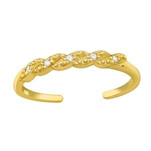 OLIVIE Stříbrný prsten na nohu GOLD 8657 Ag 925; ≤0,6 g.