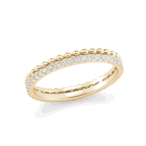 OLIVIE Stříbrný dvojitý prstýnek GOLD 8848 Velikost prstenů: 7 (EU: 54-56) Ag 925; ≤1,8 g.