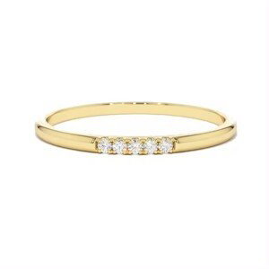 OLIVIE Stříbrný prsten ŠTĚSTÍ GOLD 8851 Velikost prstenů: 5 (EU: 49-50) Ag 925; ≤1,0 g.