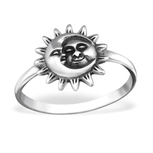 OLIVIE Stříbrný prsten SUN AND MOON 1195 Velikost prstenů: 6 (EU: 51 - 53) Ag 925; ≤1,6 g.