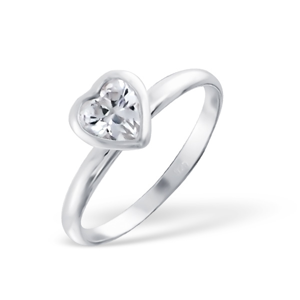 OLIVIE Stříbrný prsten SRDCE 1204 Velikost prstenů: 6 (EU: 51 - 53) Ag 925; ≤1,6 g.