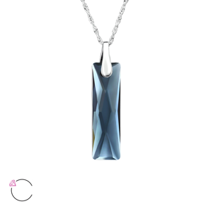 OLIVIE Stříbrný náhrdelník se Swarovski krystalem MONTANA 1232 Ag 925; ≤1,5 g.