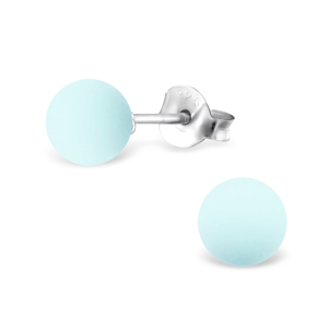OLIVIE Stříbrné kuličky s pudrovou perlou 1298 Ag 925; ≤0,40 g.