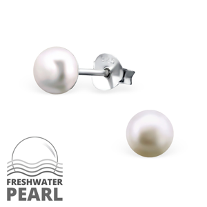 OLIVIE Stříbrné náušnice s perlou 1302 Ag 925; ≤0,3 g.