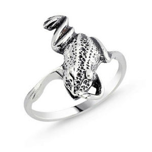 OLIVIE Stříbrný prsten ŽÁBA 1576 Velikost prstenů: 6 (EU: 51 - 53) Ag 925; ≤2,50 g.