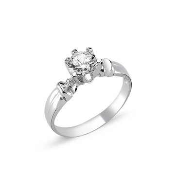OLIVIE Stříbrný solitérní prsten CZ 1726 Velikost prstenů: 7 (EU: 54-56) Ag 925; ≤2,8 g.