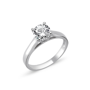 OLIVIE Stříbrný solitérní prsten CZ 1727 Velikost prstenů: 6 (EU: 51 - 53) Ag 925; ≤2,8 g.