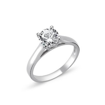 OLIVIE Stříbrný solitérní prsten CZ 1727 Velikost prstenů: 8 (EU: 57 - 58) Ag 925; ≤2,8 g.