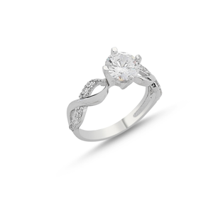OLIVIE Stříbrný prsten NEKONEČNO CZ 1733 Velikost prstenů: 6 (EU: 51 - 53) Ag 925; ≤2,85 g.