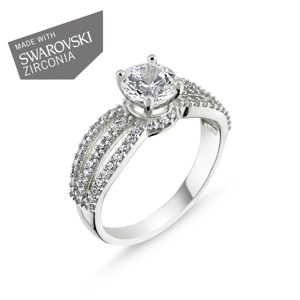 OLIVIE Stříbrný prsten se Swarovski zirkony 1736 Velikost prstenů: 5 (EU: 47 - 50) Ag 925; ≤3,35 g.
