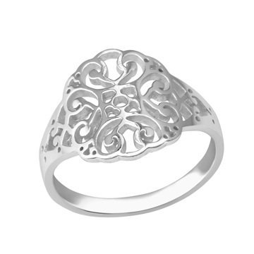 OLIVIE Stříbrný vzorovaný prsten 1802 Velikost prstenů: 6 (EU: 51 - 53) Ag 925; ≤2,40 g.