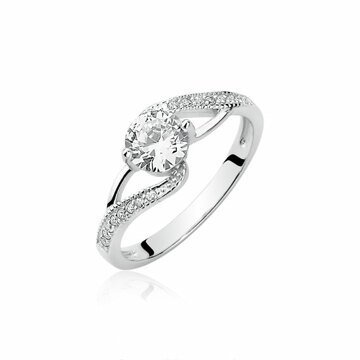 OLIVIE Stříbrný prsten se zirkony 1950 Velikost prstenů: 6 (EU: 51-53) Ag 925; ≤2,4 g.