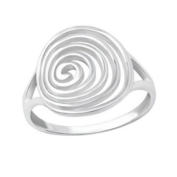 OLIVIE Stříbrný spirálový prsten 1992 Velikost prstenů: 6 (EU: 51 - 53) Ag 925; ≤2,65 g.