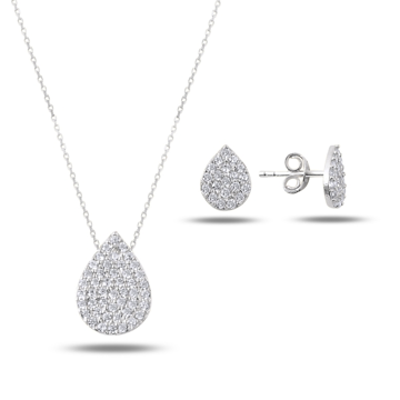 OLIVIE Sada stříbrných šperků KAPKA 2041 Ag 925; ≤2,84 g.