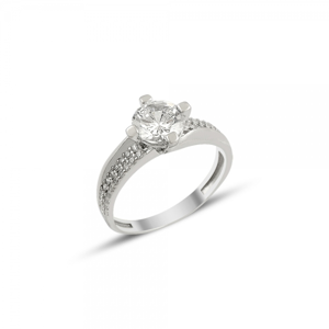 OLIVIE Stříbrný prsten se zirkony 2068 Velikost prstenů: 6 (EU: 51 - 53) Ag 925; ≤3,12 g.