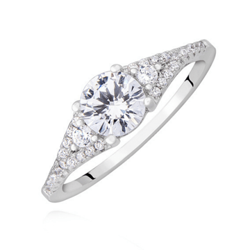 OLIVIE Zásnubní stříbrný prsten 2185 Velikost prstenů: 5 (EU: 49-50) Ag 925; ≤1,9 g.