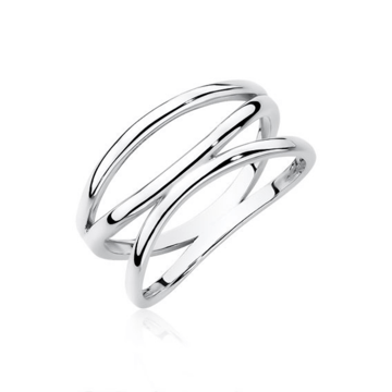 OLIVIE Stříbrný prsten se třemi liniemi 2194 Velikost prstenů: 5 (EU: 47 - 50) Ag 925; ≤3,3 g.