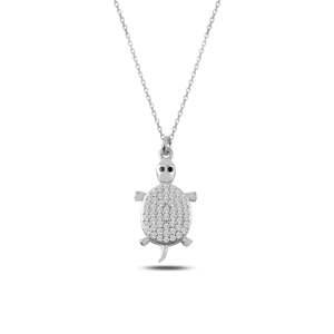OLIVIE Stříbrný náhrdelník ŽELVA 2333 Ag 925; ≤2,60 g.