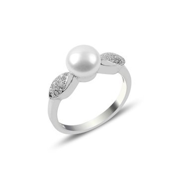 OLIVIE Stříbrný prsten PERLA 2370 Velikost prstenů: 7 (EU: 54-56) Ag 925; ≤2,9 g.