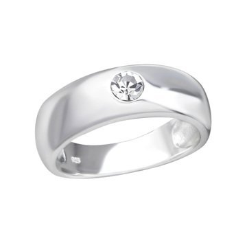 OLIVIE Stříbrný prsten s krystalem 2485 Velikost prstenů: 6 (EU: 51 - 53) Ag 925; ≤3,8 g.