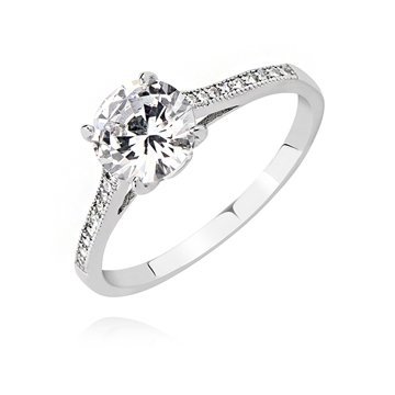 OLIVIE Stříbrný zásnubní prsten 2651 Velikost prstenů: 5 (EU: 49-50) Ag 925; ≤2,2 g.