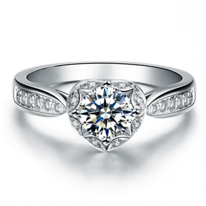 OLIVIE Stříbrný prsten SRDCE 2963 Velikost prstenů: 10 (EU: 62-64) Ag 925; ≤2,5 g.