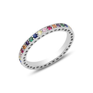 OLIVIE Stříbrný prsten COLORS 3175 Velikost prstenů: 5 1/4 (EU: 50) Ag 925; ≤2,2 g.