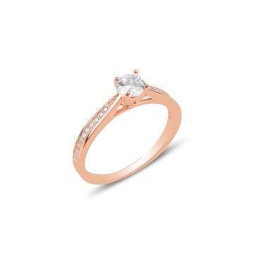 OLIVIE Stříbrný prsten ROSE 3179 Velikost prstenů: 7 (EU: 54 - 56) Ag 925; ≤1,7 g.
