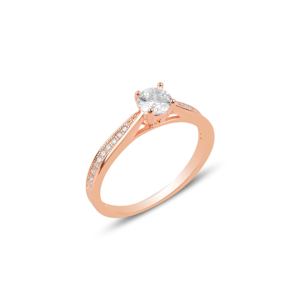 OLIVIE Stříbrný prsten ROSE 3179 Velikost prstenů: 8 (EU: 57 - 58) Ag 925; ≤1,7 g.