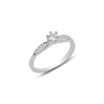 OLIVIE Stříbrný zásnubní prsten 3180 Velikost prstenů: 7 (EU: 54-56) Ag 925; ≤1,7 g.