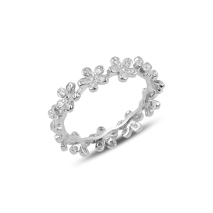OLIVIE Stříbrný květinový prsten 3191 Velikost prstenů: 7 (EU: 54 - 56) Ag 925; ≤2 g.