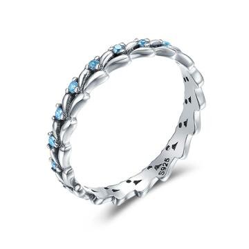 OLIVIE Stříbrný prsten MODRÉ Z NEBE 3252 Velikost prstenů: 6 (EU: 51 - 53) Ag 925; ≤1,5 g.