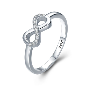 OLIVIE Stříbrný prsten NEKONEČNO 3253 Velikost prstenů: 6 (EU: 51 - 53) Ag 925; ≤1,6 g.