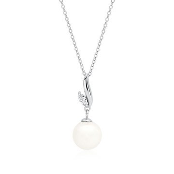 OLIVIE Stříbrný řetízek s perlou 3286 Ag 925; ≤3,5 g.