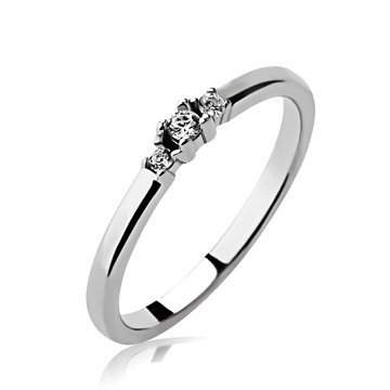 OLIVIE Zásnubní prsten ze stříbra 3366 Velikost prstenů: 5 (EU: 47 - 50) Ag 925; ≤1,7 g.