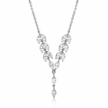 OLIVIE Svatební stříbrný náhrdelník 3633 Ag 925; ≤4,9 g.