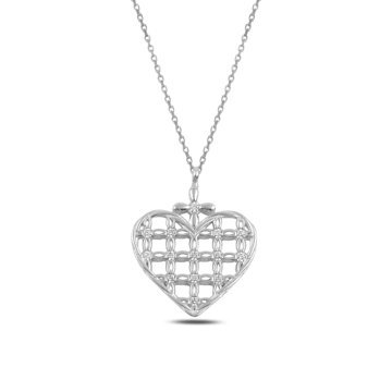 OLIVIE Stříbrný náhrdelník SRDCE 3698 Ag 925; ≤2,2 g.