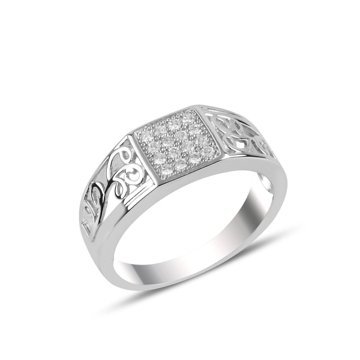 OLIVIE Pánský stříbrný prsten 3723 Velikost prstenů: 11 (EU: 65-67) Ag 925; ≤>5 g.