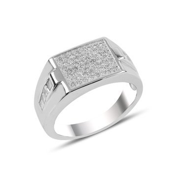 OLIVIE Pánský stříbrný prsten 3725 Velikost prstenů: 10 (EU: 62-64) 8 g