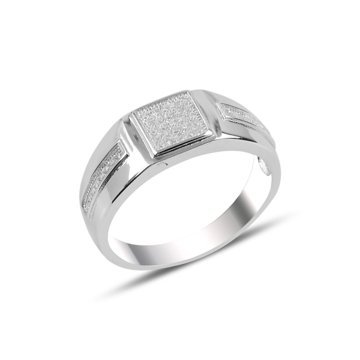 OLIVIE Pánský stříbrný prsten HUGO 3726 Velikost prstenů: 10 (EU: 62 - 64) Ag 925; ≤ 3,85 g.