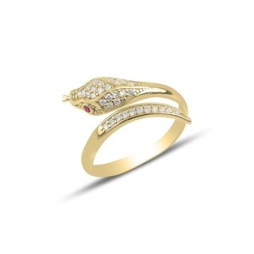 OLIVIE Stříbrný prsten HAD GOLD 3909 Ag 925; ≤2,1 g.