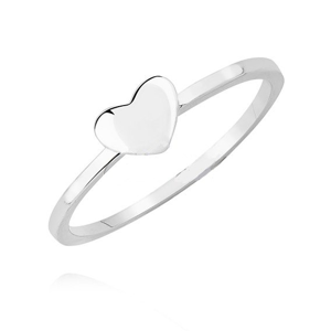 OLIVIE Stříbrný prsten SRDCE 4040 Velikost prstenů: 7 (EU: 54-56) Ag 925; 1 g.