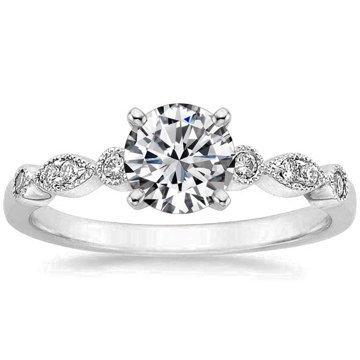 OLIVIE Stříbrný zásnubní prsten 4113 Velikost prstenů: 10 (EU: 62 - 64) Ag 925; ≤1,8 g.