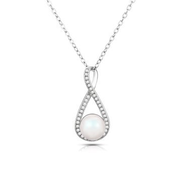 OLIVIE Stříbrný náhrdelník PERLA 4115 Ag 925; ≤3,7 g.