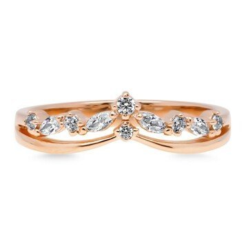 OLIVIE Stříbrný prsten ROSE 4117 Velikost prstenů: 10 (EU: 62 - 64) Ag 925; ≤1,5 g.