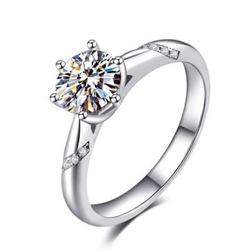 OLIVIE Stříbrný zásnubní prsten AMBER 4131 Velikost prstenů: 10 (EU: 62 - 64) Ag 925; ≤2,5 g.