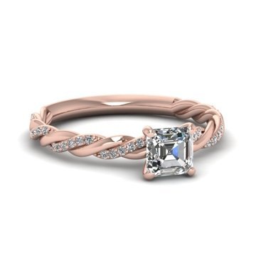 OLIVIE Stříbrný prsten AMORE ROSE 4230 Velikost prstenů: 7 (EU: 54 - 56) Ag 925; ≤2,4 g.