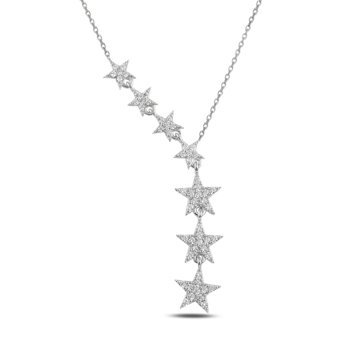OLIVIE PADAJÍCÍ HVĚZDY stříbrný náhrdelník 4350 Ag 925; ≤2,4 g.