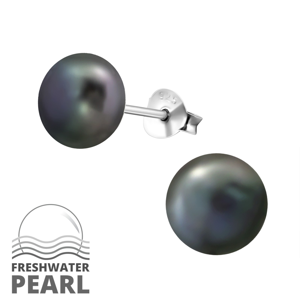 OLIVIE Stříbrné náušnice s perlou TAHITI 4417 Ag 925; ≤1,5 g.